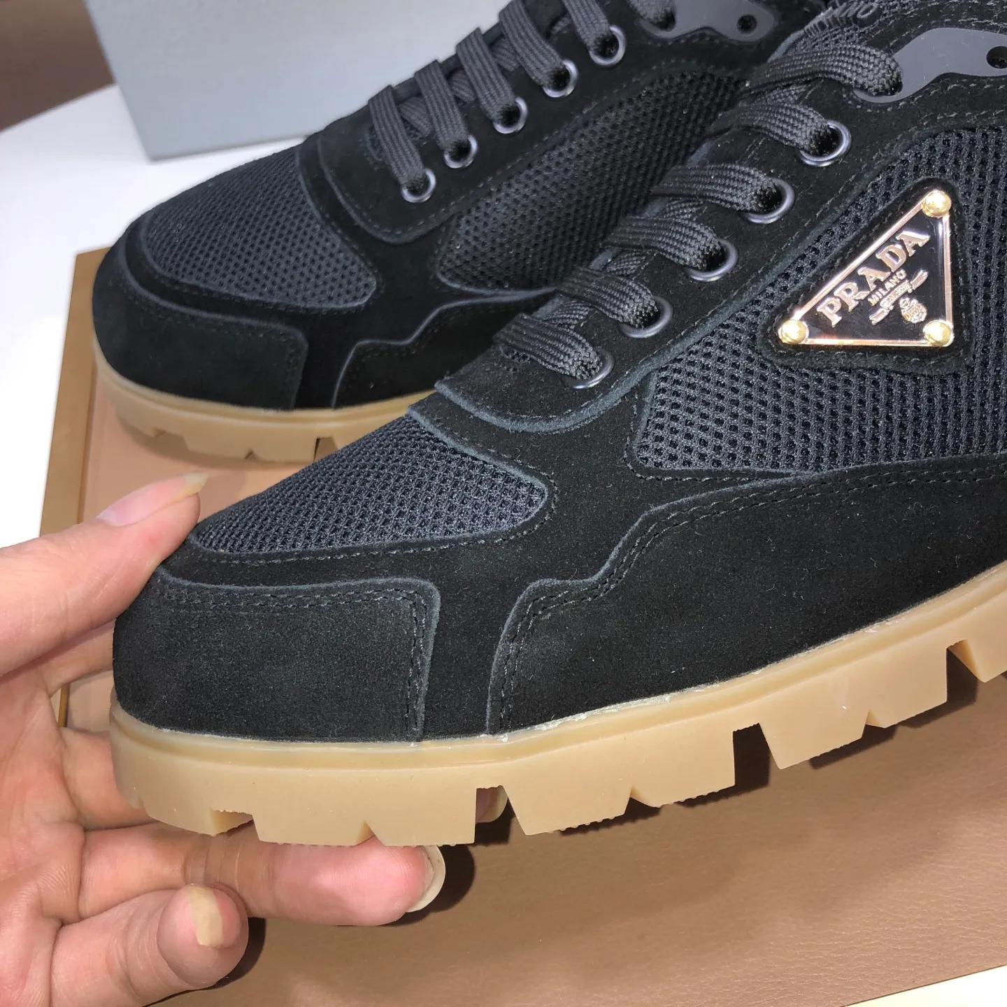 Men's shoes 💰540💰[PRADA] Top original, new season, high-quality original cow products, top imported calfskin with original imported glue, imported cowhide inside with original cowhide feet, original outsole! Quality guaranteed! Code 38-45 (45 customized)